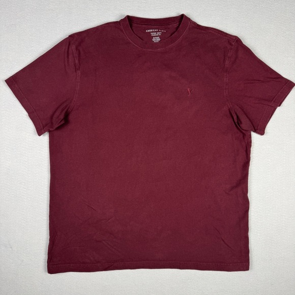 American Eagle Other - American Eagle Super Soft Standard Fit Mens T-Shirt XL Burgundy Short Sleeve Tee